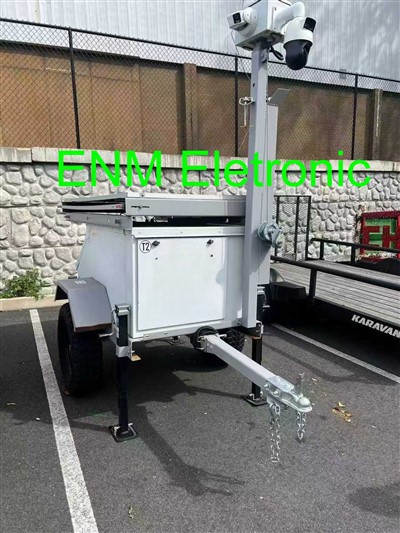 SM06B Solar-Tŵr Monitro Symudol Pweredig